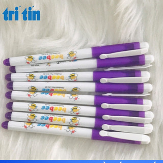 10 Bút bebe-bút dạ kim màu tím (vpp Tritin)