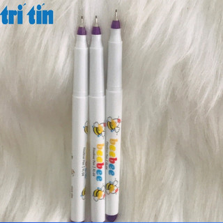 10 Bút bebe-bút dạ kim màu tím (vpp Tritin)
