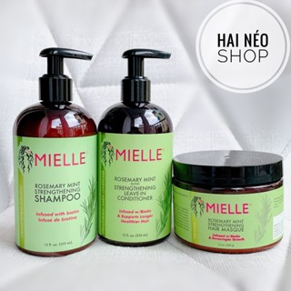 [Date 12 tháng từ ngày mở nắp - Bestseller] Gội, xả & ủ tóc Hương thảo kích mọc giảm rụng siêu hot MIELLE Organics (Mỹ)
