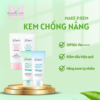 Kem Chống Nắng Make Prem xanh lá 50ml Hàn Quốc SPF50+ PA++++kiềm dầu hiệu quả bảo vệ da toàn diện