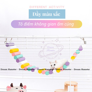 Thang gỗ uốn nhiều màu cho hamster