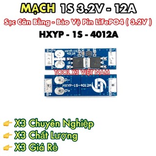 Mạch bảo vệ pin lifepo4 1s 3.2v - 12a