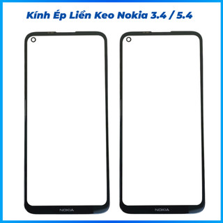 Kính ép liền keo nokia 3.4, 5.4