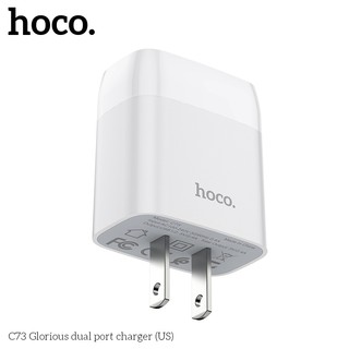 Củ sạc iphone, android Borofone BA37 12W 2 cổng USB 2.4A chuẩn EU, US