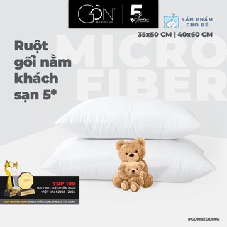 Ruột Gối Nằm Em Bé Gòn Bedding Gòn Lông Vũ 40x60 cm | 35x50 cm Chuẩn Khách Sạn 4-5*