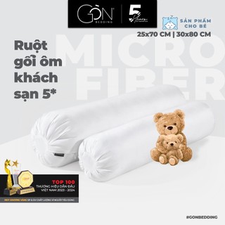 Ruột Gối Ôm Cho Bé Gòn Bedding Gòn Lông Vũ 30x80 cm | 25x70 cm Chuẩn Khách Sạn 4-5* (size nhỏ, siêu êm)