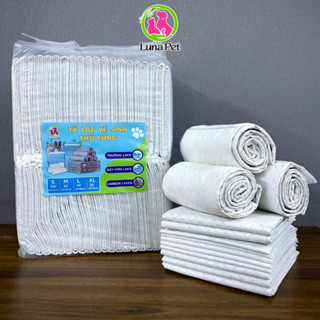 Tã giấy lót cho chó mèo than hoạt tính dùng lót chuồng, lót khay vệ sinh thấm hút tốt Luna Pet