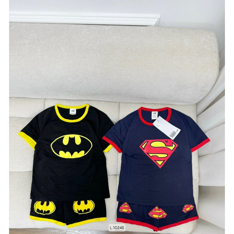 Combo 2 bộ cotton bé trai siêu mát
