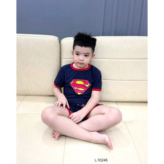 Combo 2 bộ cotton bé trai siêu mát