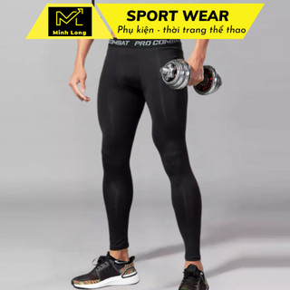 Quần Thể Thao Nam Quần Legging Chạy Bộ Tập Gym Nam Dáng Dài Giữ Nhiệt Quần Đá Bóng Nam