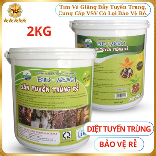 NẤM SĂN TUYẾN TRÙNG RỄ  Ngăn Vàng Lá, Bứu Rễ, Héo Xan - Xô 2kg Bột Hòa Tan