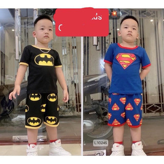 Combo 2 bộ cotton bé trai siêu mát