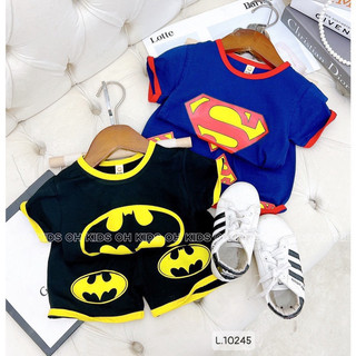 Combo 2 bộ cotton bé trai siêu mát