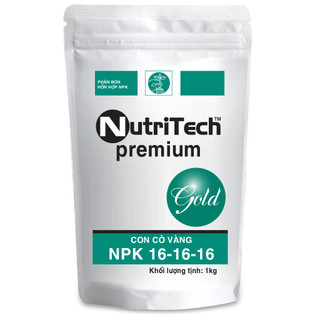 Phân bón dùng nuôi bầu, bí, mướp - Sử dụng cho giai đoạn nuôi trái - NPK 16.16.16 CCV (1 kg)