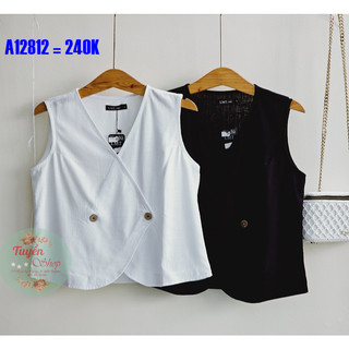 Áo croptop kiểu vạt đắp