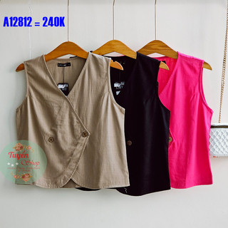 Áo croptop kiểu vạt đắp