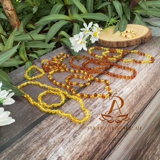 Vòng tay dây chuyền hổ phách amber cho bé sơ sinh tới 10 tuổi