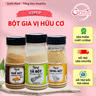 Bộ sản phẩm gia vị vipep - gừng- sả - quế - nghệ, 35g, 40g bột