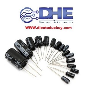 Combo 10 con tụ điện, tụ hóa các loại 0.1uf - 470uf