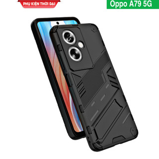 Ốp lưng Oppo A79 5G iron man ver 2 chống sốc giá đỡ chân đế xem phim