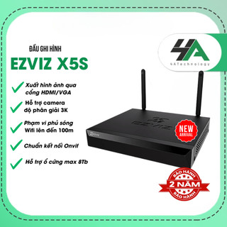 Đầu ghi hình wifi 4 kênh Ezviz CS-X5S-R100-4W(chính hãng)