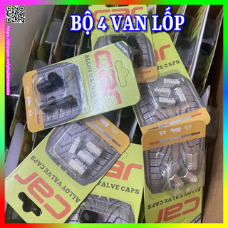 Bộ 4 nắp chụp đầu van lốp xe máy ô tô