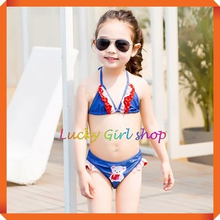 Bikini 2 Mảnh Bé Gái Từ 3-10 Tuổi - Hàng Việt Nam - Lucky Girl shop NHA TRANG