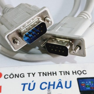Cáp Com 9 (DB9): Cáp 2 đầu Com 9 Lổ (Cái) / Kim (Đực) / Cáp Link Com 9 (DB9)
