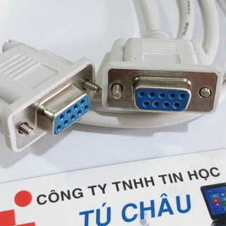Cáp Com 9 (DB9): Cáp 2 đầu Com 9 Lổ (Cái) / Kim (Đực) / Cáp Link Com 9 (DB9)