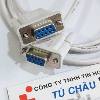Cáp Com 9 (DB9): Cáp 2 đầu Com 9 Lổ (Cái) / Kim (Đực) / Cáp Link Com 9 (DB9)