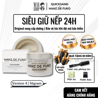 Sáp vuốt tóc nam cao cấp Quicksand - Hanz De Fuko chính hãng gel, wax giữ nếp tóc - Waxshop