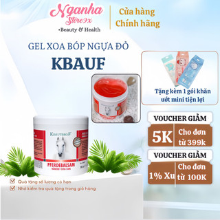 GEL XOA BÓP THẢO DƯỢC NGỰA ĐỎ KBAUF ĐỨC 250ML, cải thiện đau nhức cơ, khô cứng xương khớp, khớp bền bỉ linh hoạt dẻo dai