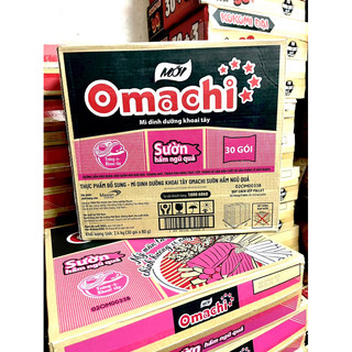  Thùng 30 Gói Mì Tôm Omachi Sườn Bò Loại Mới 