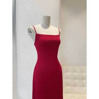 Đầm maxi form basic 2 dây chất thun tăm dáng xòe nhiều màu freesize