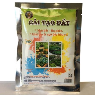 CẢI TẠO ĐẤT Cung Cấp VSV Có Lợi Cho Đất, Nâng pH, Hạ Phèn, tơi Xốp Đất - Gói 200g