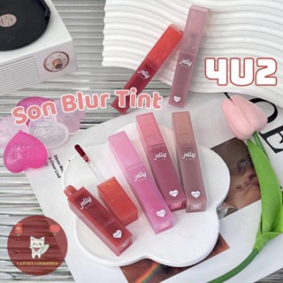 [4U2] Son 4U2 Dạng Thạch Blur Tint Jelly Tint Mảnh Mai, Hiệu ứng Mờ lì 4U2 Thái Lan 4g