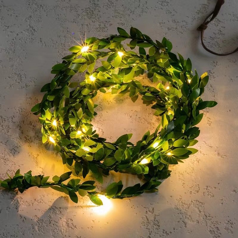 Dây lá kèm đèn Led Decor đa kích thước  - Jassi Decor