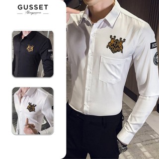 Áo sơ mi nam lụa hoolook shirt - gs20