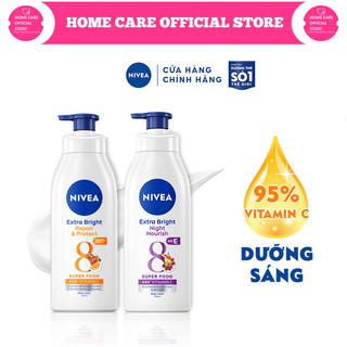 Bộ Đôi Sữa Dưỡng Thể Trắng Da NIVEA Ngày & Đêm