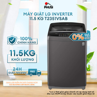 T2351VSAB Máy giặt LG Inverter 11.5 kg T2351VSAB [MIỄN PHÍ LẮP ĐẶT - VẬN CHUYỂN]