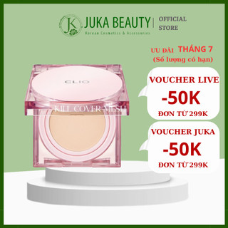 Phấn nước che phủ clio kill cover mesh glow cushion spf50+ pa++++