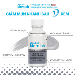 Lotion Chấm Mụn Bye Bye Blemish Volcanic Ash Drying Lotion