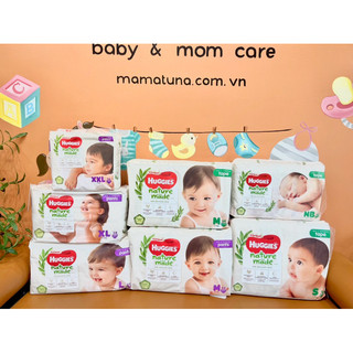 Bỉm huggies nature made đủ size nb60/s82/m58/m64/l48/xl38/xxl26