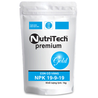 Phân bón nuôi củ/quả non - Sử dụng cho cây ăn củ, cây ăn quả - NPK 19.9.19 NutriTech (1 kg)