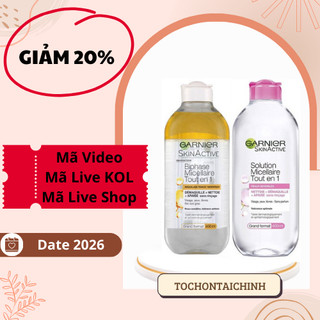 Nước tẩy trang Garnier Micellar 400ml
