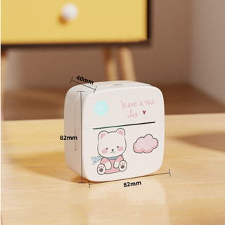 Máy in nhiệt mini cầm tay bluetooth LX-D2 để in ghi chú - in bài tập, hình ảnh, từ vựng cho bé