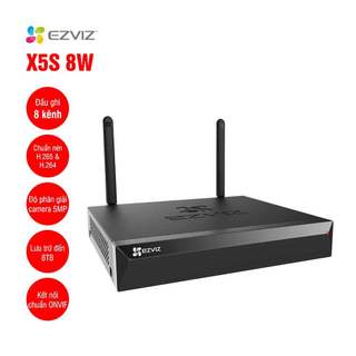 Đầu ghi hình wifi 8 kênh Ezviz CS-X5S-R100-8W (chính hãng)