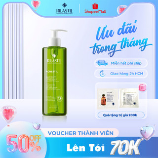 Gel rửa mặt dành cho da dầu mụn Rilastil Acnestil Cleansing Gel 400ml