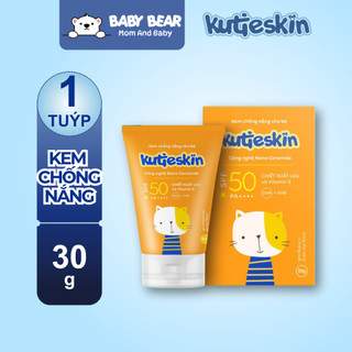 Kem chống nắng trẻ em kutieskin spf50 pa++++ - kem chống nắng cho bé, bảo vệ da, chống tia uv