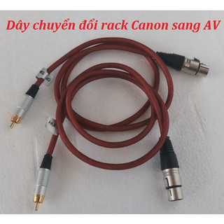 ( HÀNG CHÍNH HÃNG GIÁ RẺ 29K ) Dây Canon Cái Ra 6 Ly Dài 80cm - Hàng mới 100% - bh 3 tháng lỗi đổi mới